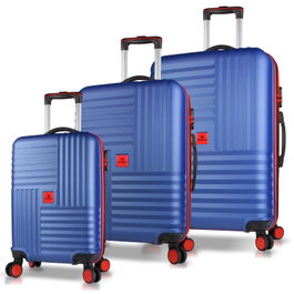 Zoozie Bags Set de Maletas de 3 Piezas Azul Marino